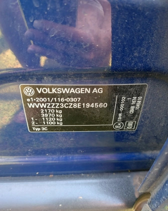 Volkswagen Passat cena 17400 przebieg: 215243, rok produkcji 2008 z Gliwice małe 154